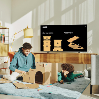 Телевизор QLED Samsung 65" QE65Q60BAUCCE Q черный 4K Ultra HD 60Hz DVB-T2 DVB-C DVB-S2 WiFi Smart TV от магазина РЭССИ