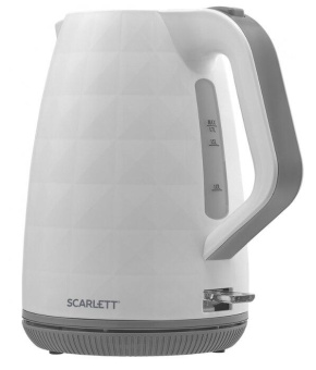 Чайник электрический Scarlett SC-EK18P49 1.7л. 2200Вт белый/серый корпус: пластик (EK18P49) от магазина РЭССИ