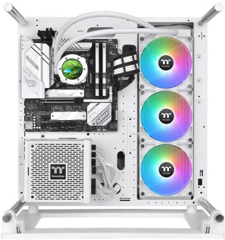 Система водяного охлаждения Thermaltake TH420 V2 Ultra Snow Edition ARGB Soc-AM5/AM4/1151/1200/1700 белый 4-pin 34.7dB Al+Cu LCD Ret (CL-W407-PL14SW-A) от магазина РЭССИ