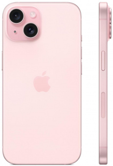 Смартфон Apple A3092 iPhone 15 128Gb розовый моноблок 3G 4G 2Sim 6.1" 1179x2556 iOS 17 48Mpix 802.11 a/b/g/n/ac/ax NFC GPS Protect от магазина РЭССИ