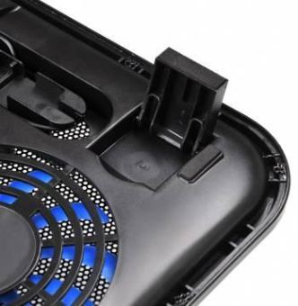 Подставка для ноутбука Buro BU-LCP140-B214H 14"338x255x22мм 1xUSB 2x 140ммFAN 480г металлическая сетка/пластик черный от магазина РЭССИ