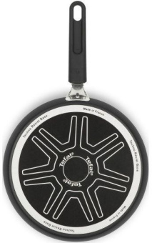 Сковорода блинная Tefal Easy Plus 04206522 круглая 22см ручка несъемная (без крышки) черный (9100042517) от магазина РЭССИ