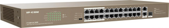 Коммутатор IP-Com F1126P-24-250W (L2) 24x100Мбит/с 2x1Гбит/с 1xКомбо(1000BASE-T/SFP) 1SFP 24PoE 230W неуправляемый от магазина РЭССИ