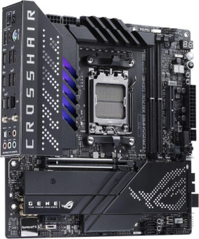 Материнская плата Asus ROG CROSSHAIR X670E GENE SocketAM5 AMD X670 2xDDR5 mATX AC`97 8ch(7.1) 2.5Gg RAID от магазина РЭССИ