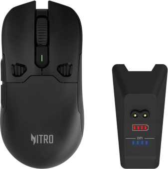 Мышь Acer Nitro OMR404 черный оптическая 6400dpi беспров. BT/Radio USB 6but (ZL.MCEEE.02T) от магазина РЭССИ
