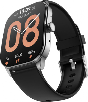 Смарт-часы Amazfit Pop 3S A2318 1.96" AMOLED корп.серебристый рем.черный (1746287) от магазина РЭССИ