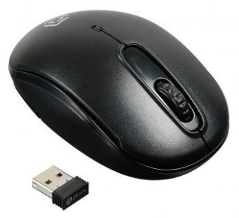 Мышь Оклик 505MW черный оптическая (1000dpi) беспроводная USB для ноутбука (3but) от магазина РЭССИ