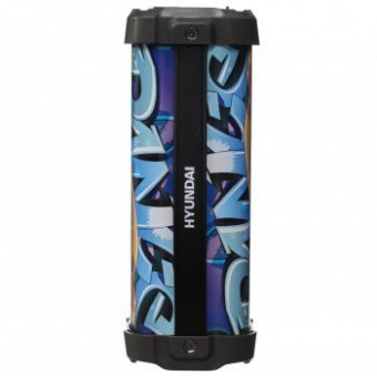 Колонка порт. Hyundai H-PAC460 черный 9W 1.0 BT/3.5Jack/USB 10м 1500mAh от магазина РЭССИ