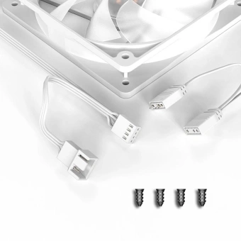 Вентилятор ID-Cooling XF-120-ARGB-W 120x120x25mm белый 4-pin 13.8-30.5dB 150gr Ret от магазина РЭССИ