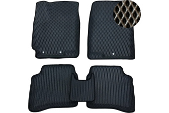 Автоковрики 3D ЕВА Toyota Wish 1 пр.руль 2003-2009 черный 2043311144528 от магазина РЭССИ