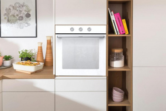 Духовой шкаф Электрический Gorenje BO6725E02WG белый/нержавеющая сталь от магазина РЭССИ