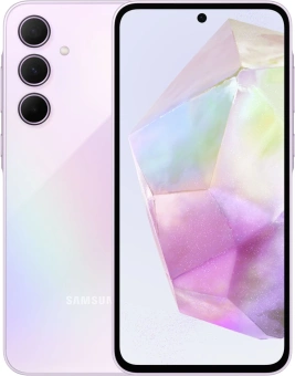 Смартфон Samsung SM-A356E Galaxy A35 5G 256Gb 8Gb лаванда моноблок 3G 4G 2Sim 6.6" 1080x2340 Android 14 50Mpix 802.11 a/b/g/n/ac/ax NFC GPS GSM900/1800 GSM1900 TouchSc Protect microSD max1024Gb от магазина РЭССИ