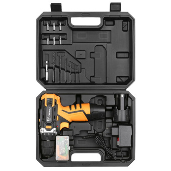 Дрель-шуруповерт Deko DKCD12FU-Li аккум. патрон:быстрозажимной (кейс в комплекте) (063-4094) от магазина РЭССИ