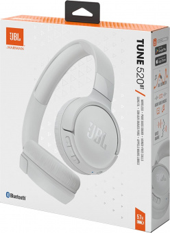 Гарнитура накладные JBL Tune 520BT черный беспроводные bluetooth оголовье (JBLT520BTBLK) от магазина РЭССИ