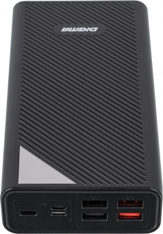 Мобильный аккумулятор Digma Power Delivery DGP-30000-4U 30000mAh 3A QC PD 22.5W 4xUSB черный (DGP-30000-4U-B) от магазина РЭССИ