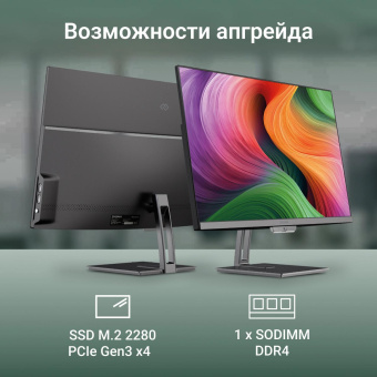 Моноблок Digma Action 21.5" Full HD N95 (1.7) 8Gb SSD256Gb UHDG 600 CR Windows 11 Professional GbitEth WiFi BT 36W клавиатура мышь Cam черный 1920x1080 от магазина РЭССИ
