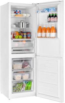 Холодильник Weissgauff WRK 185 Total NoFrost Inverter White Glass 2-хкамерн. белый инвертер от магазина РЭССИ