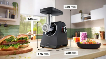 Мясорубка Bosch MFWS440B 1900Вт черный от магазина РЭССИ