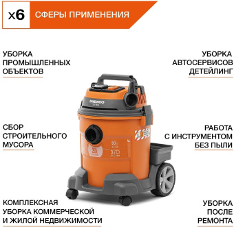 Пылесос универсальный DAEWOO DAVC 2014 от магазина РЭССИ
