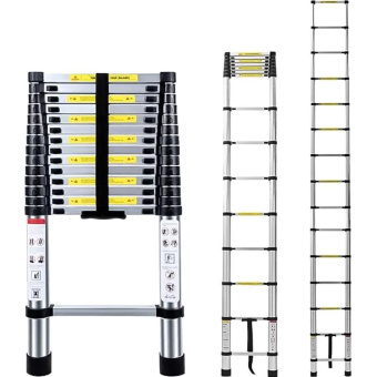 Лестница стальная телескопическая Алюмет 1х15 ступеней. Серия ST 4.4 от магазина РЭССИ