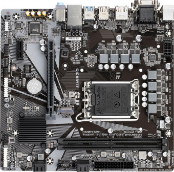 Материнская плата Gigabyte H610M S2H Soc-1700 Intel H610 2xDDR5 mATX AC`97 8ch(7.1) GbLAN+VGA+DVI+HDMI+DP от магазина РЭССИ