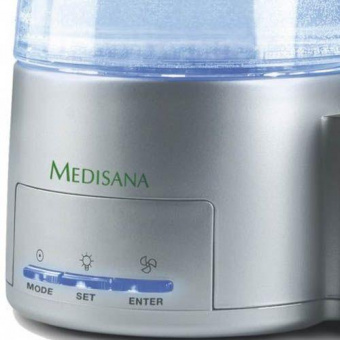 Увлажнитель воздуха Medisana Medibreeze (ультразвуковой) серебристый от магазина РЭССИ