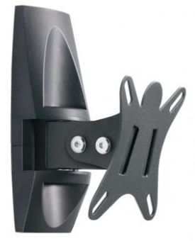 Кронштейн для телевизора Holder LCDS-5003 металлик 10"-26" макс.25кг настенный поворот и наклон от магазина РЭССИ