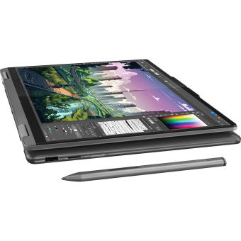 Ноутбук Lenovo Yoga 7 14AHP9 Ryzen 7 8840HS 16Gb SSD1Tb AMD Radeon 780M 14" IPS Touch WUXGA (1920x1200) Windows 11 Home dk.grey WiFi BT Cam Bag (83DK006RRK) от магазина РЭССИ