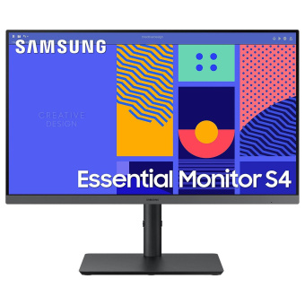 Монитор Samsung 24" S24C430GAIXCI черный IPS LED 4ms 16:9 HDMI матовая HAS Piv 1000:1 250cd 178гр/178гр 1920x1080 100Hz VGA FHD USB 4.8кг от магазина РЭССИ