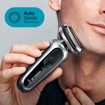 Бритва сетчатая Braun Series 7 71-S1000s реж.эл.:3 питан.:аккум. серебристый/черный от магазина РЭССИ