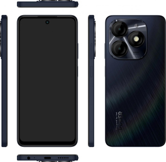 Смартфон Itel A666LN P55 128Gb 8Gb черный моноблок 3G 4G 2Sim 6.6" 720x1612 Android 13 50Mpix 802.11 b/g/n NFC GPS GSM900/1800 GSM1900 TouchSc microSDXC max1024Gb от магазина РЭССИ