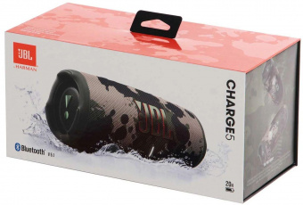 Колонка порт. JBL Charge 5 камуфляж 40W 2.0 BT 7500mAh (JBLCHARGE5SQUAD) от магазина РЭССИ