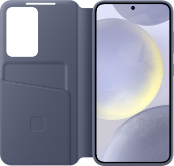 Чехол (флип-кейс) Samsung для Samsung Galaxy S24 Smart View Wallet Case S24 фиолетовый (EF-ZS921CVEGRU) от магазина РЭССИ