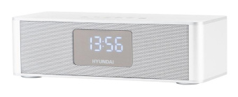 Радиобудильник Hyundai H-RCL360 белый LCD подсв:белая часы:цифровые FM от магазина РЭССИ