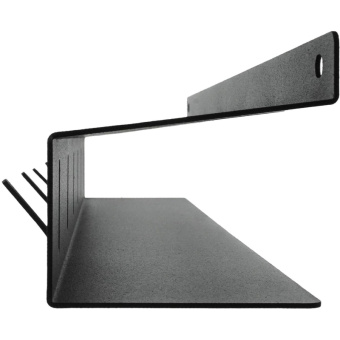 Настенный держатель-органайзер для баллончиков EMBODIMENT с крючками черный EMB-WOP-L-B от магазина РЭССИ