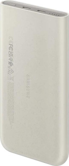 Мобильный аккумулятор Samsung EB-U2510 10000mAh 25W 3A 2xUSB-C беспров.зар. бежевый (EB-U2510XUEGRU) от магазина РЭССИ