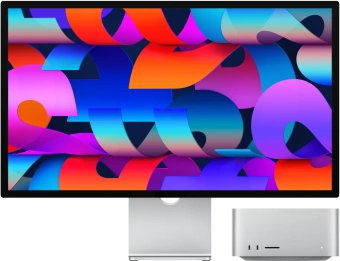 ПК Apple Mac studio A2901 M2 Ultra 24 core (3.5) 64Gb SSD1Tb 60 core GPU CR macOS 10GbEth WiFi BT серебристый (MQH63CH/A) от магазина РЭССИ