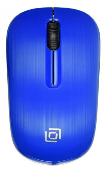 Мышь Оклик 525MW черный/синий оптическая (1000dpi) беспроводная USB для ноутбука (3but) от магазина РЭССИ