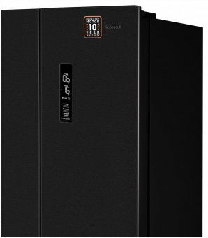 Холодильник Weissgauff WCD 450 XB NoFrost Inverter 2-хкамерн. черный (двухкамерный) от магазина РЭССИ