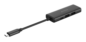 Разветвитель USB-C A4Tech DST-40C 2порт. серый от магазина РЭССИ