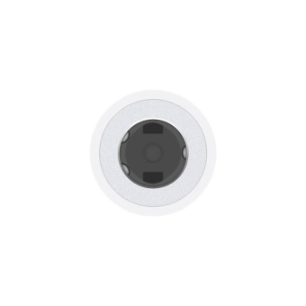 Переходник Apple MMX62ZM/A Jack 3.5 (f)-Lightning (m) белый от магазина РЭССИ