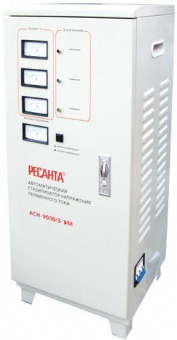 Стабилизатор напряжения Ресанта ACH-9000/3-ЭМ трехфазный черный (63/4/4) от магазина РЭССИ