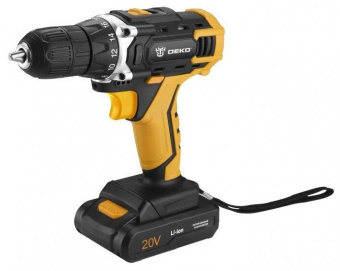 Дрель-шуруповерт Deko DKCD20FU-Li аккум. патрон:быстрозажимной (кейс в комплекте) (063-4179) от магазина РЭССИ