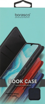 Чехол (флип-кейс) BoraSCO для Samsung Galaxy A15 Book Case синий (72863) от магазина РЭССИ