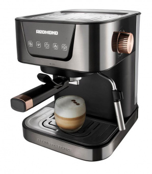 Кофеварка рожковая Redmond RCM-CBM1514 1050Вт бронзовый от магазина РЭССИ