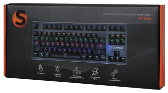 Клавиатура SunWind SW-K900G механическая черный USB Multimedia for gamer LED от магазина РЭССИ
