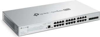 Коммутатор TP-Link Omada Pro S5500-24GP4F (L2+) 24x1Гбит/с 4xКомбо(1000BASE-T/SFP) 4SFP 24PoE+ 250W управляемый от магазина РЭССИ