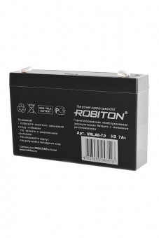 Аккумулятор ROBITON VRLA6-7.0 от магазина РЭССИ