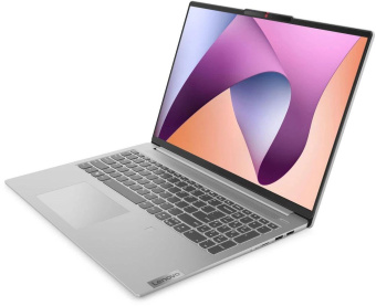 Ноутбук Lenovo IdeaPad Slim 5 16ABR8 Ryzen 7 7730U 16Gb SSD512Gb AMD Radeon 16" IPS WUXGA (1920x1200) noOS grey WiFi BT Cam (82XG0097RK) от магазина РЭССИ