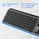 Картинка Клавиатура Оклик K859W серый/черный USB беспроводная slim Multimedia (2002136) от магазина РЭССИ Клавиатура Оклик K859W серый/черный USB беспроводная slim Multimedia (2002136) от магазина РЭССИ